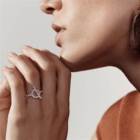 hermes double ring|hermes finesse ring.